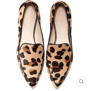 Cole Haan Brie Skimmer Flats Loafers in Hair Calf